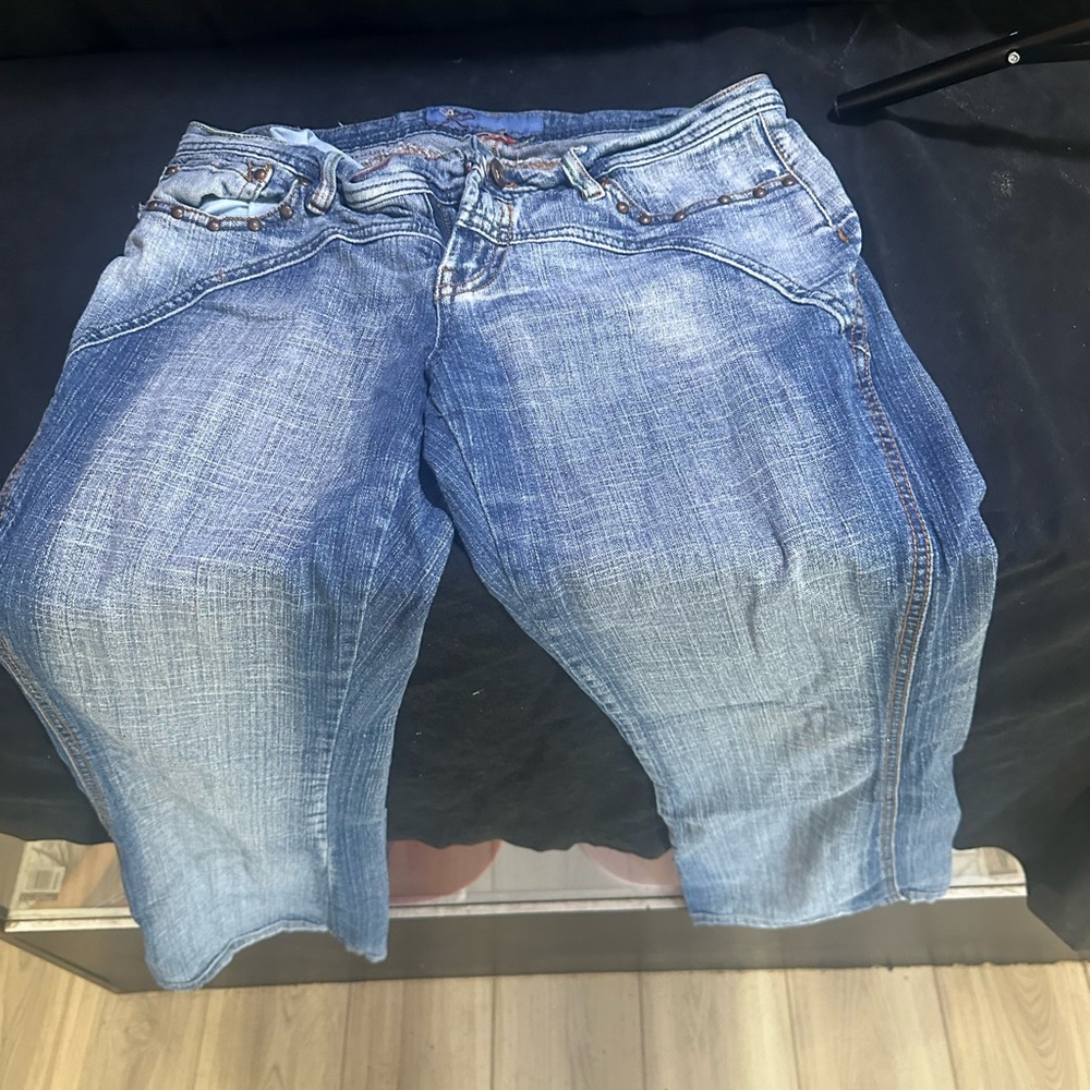 Rustic ladies jeans-size 5-ID #239